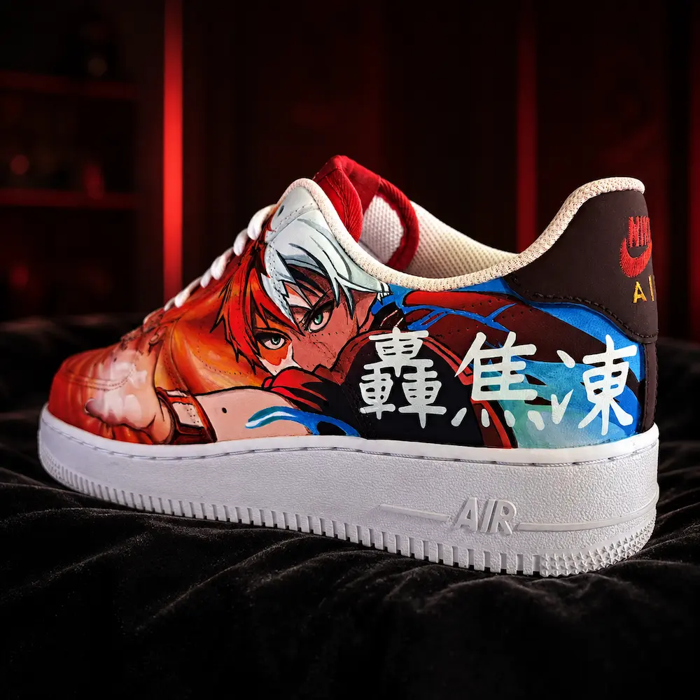 Custom sneaker artwork